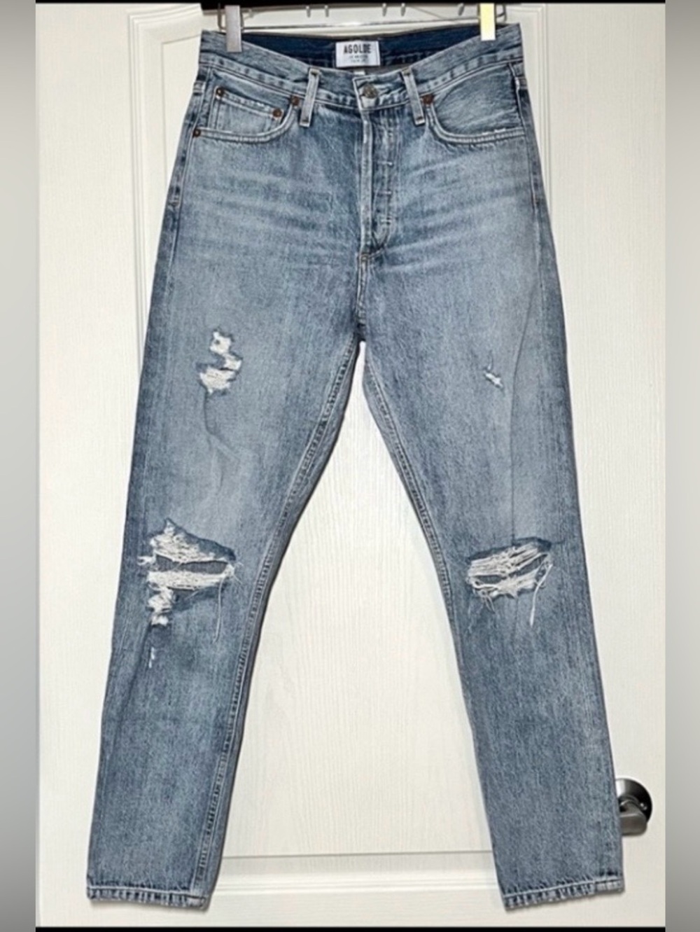 AGOLDE Jamie High Rise Classic Fit Jeans 25 Tapered Leg Casual Chic Street Style